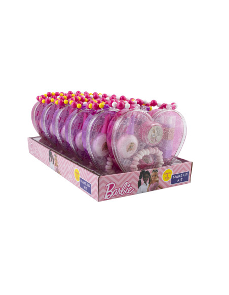 barbie-make-up-kit,caramelle-alla-frutta,gadget-barbie,dolciumi-bambini,kit-trucco-giocattolo,box-10-pezzi