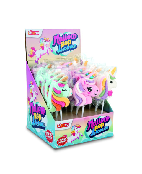 unicorno-lecca-marshmallow,lecca-marshmallow-unicorno,marshmallow-colorato,dolciumi-bambini,caramelle-tema-unicorno,box-18-pezzi
