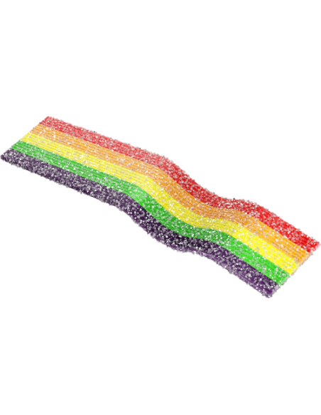 Zozole Rainbow Fizzy Gummy Strip 75 g