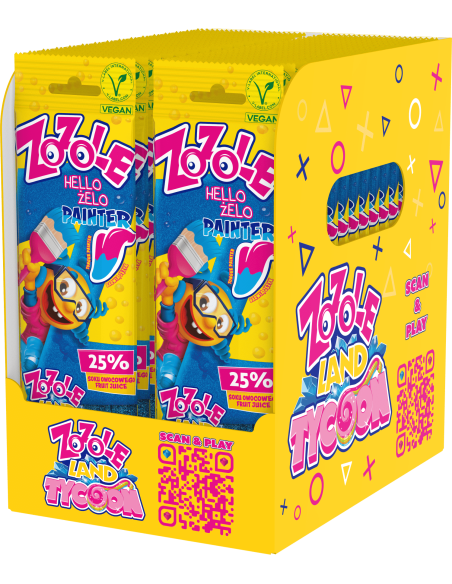 BUSTA STRISCIA ZOZOLE PAINTER BLUE FIZZY GR. 75  Pz.32