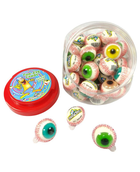 Dr.sweet stuffed gummy eyes gr.18 pcs 50