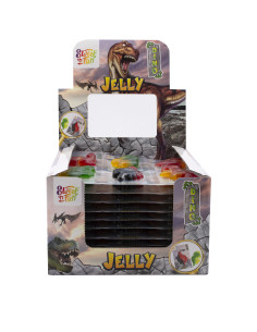 dino-jelly,caramelle-dinosauro,gommosi-frutta,blister-66g,caramelle-bambini,11-pezzi-dolci