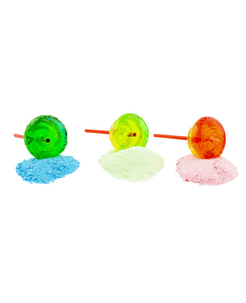 mega dipper frizzante, lecca lecca polvere, candy frutta interattivo, dolciumi colorati, articolo da banco, novità bambini