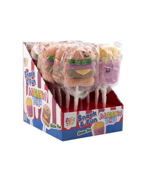Snack & Fun Marshmallow Lollipop 45 g...