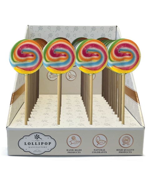 Multicolor spiral lollipop gr.20 pcs 24