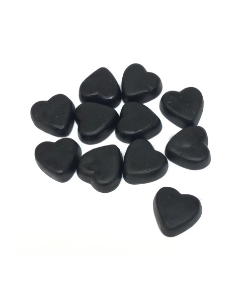 Salted sugar-free hearts of licorice...