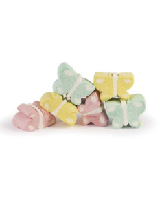 image seo: fini, gluten-free-marshmallows, butterfly-candy, colorful-confectionery, candy-bar-setup