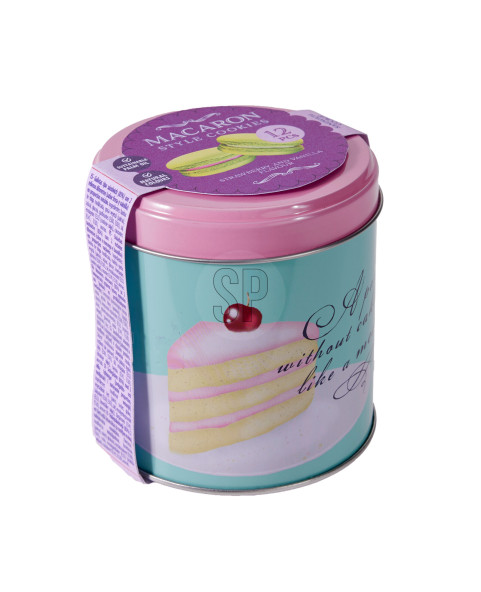 biscuit-tin,macaron-biscuits,10x10-gift-box,vanilla-strawberry-biscuits,wholesale-confectionery,countertop-display