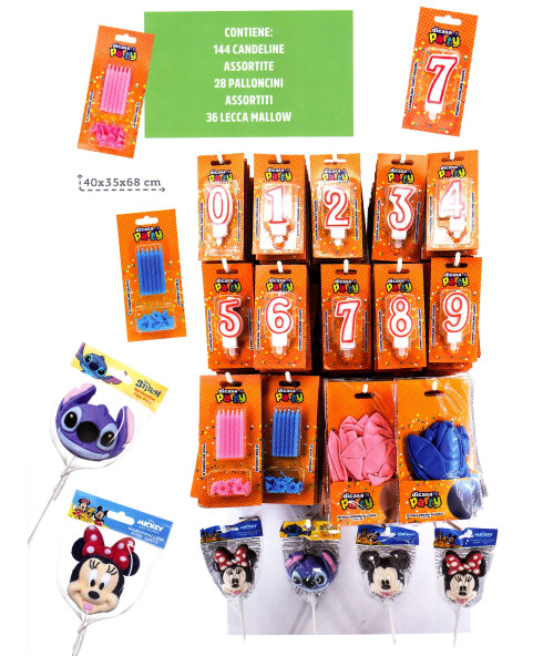 kit-buon-compleanno,espositore-festa,lecca-lecca-marshmallow,candeline-numeri,palloncini-compleanno,ingrosso-articoli-festa