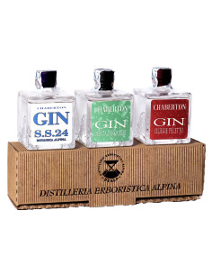 gin-set,gin-cubes,24-herbs-gin,pancalieri-mint-gin,pecetto-cherry-gin,gin-gift-box
