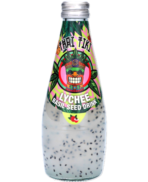 lychee-basil-seed,thai-tiki-drink,exotic-beverage-fridge,wholesale-summer-drinks,basil-seed-290ml,healthy-checkout-beverage