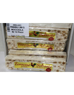 TORRONE FRIABILE GR 200 NOCCIOLA PZ 1 Sebaste,torrone-friabile,nocciola,sebaste,piemonte,dolci-sfusi,dolci-tradizionali