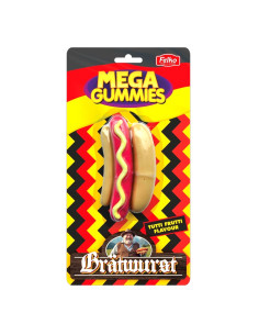 german-wurstel-mega-gummies,hot-dog-gommoso,caramelle-gommose,caramelle-frutta,espositore-caramelle,dolciumi-ingrosso