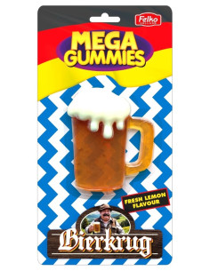 german-beer-gummies, boccale-birra-gommoso, caramella-gigante, gusto-limone, mega-gummies, dolciumi-originali