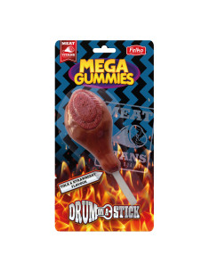 coscia-pollo-gummy,mega-gummies,caramella-gigante,gusto-cola-fragola,dolciumi-originali,espositore-gommose