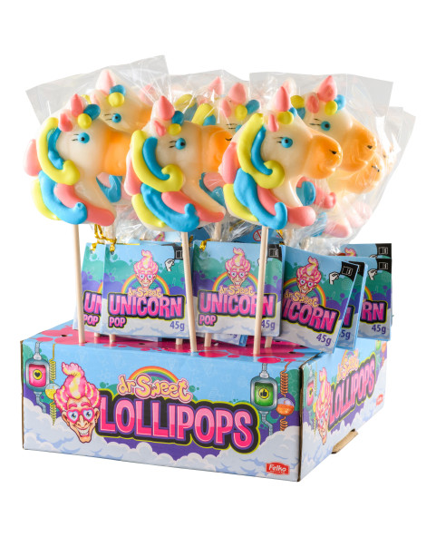 unicorn-lollipop,hard-candy,fruit-lollipop,coloured-lollipop,candy-display,wholesale-sweets