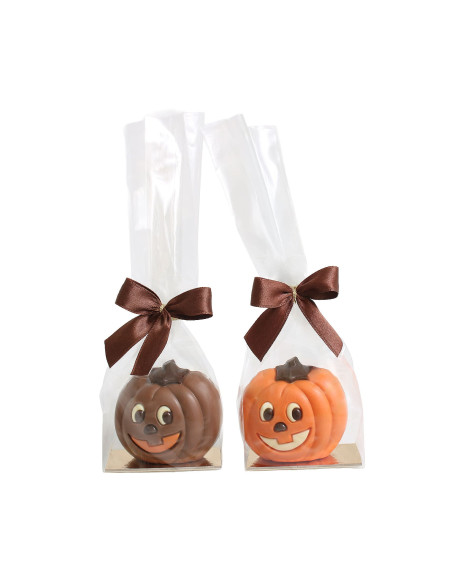 zucca-cioccolato,halloween-cioccolato,cioccolato-regalo,zucca-halloween,sacchetto-regalo,dolci-halloween