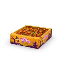 zucchette-cioccolato,halloween-cioccolato,dolci-halloween,cioccolato-ripieno,vendita-sfusa,espositore-dolciumi