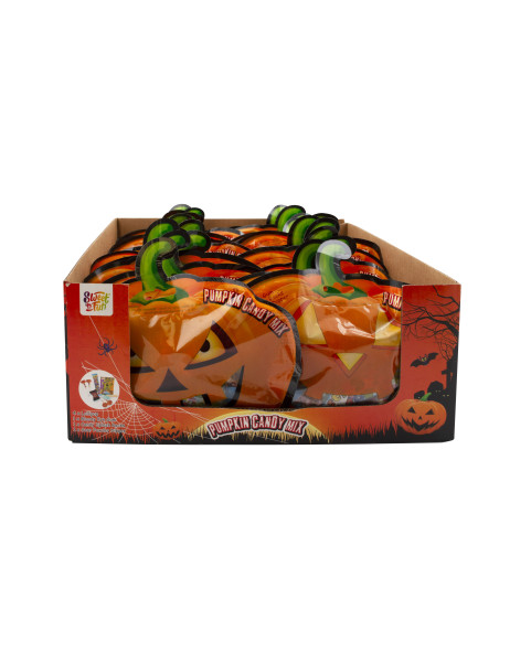 zucca-mix-candy,sacchetto-zucca-halloween,espositore-zucca-candy,dolcetti-regalo-halloween,caramelle-zucca-assortite
