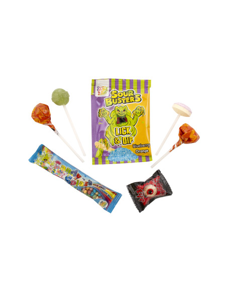 zucca-mix-candy,sacchetto-zucca-halloween,espositore-zucca-candy,dolcetti-regalo-halloween,caramelle-zucca-assortite