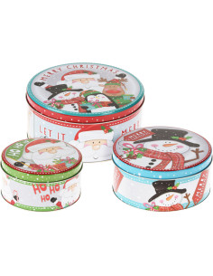 christmas-tin-set,nested-round-tins,holiday-cookie-box,christmas-gift-packaging,decorated-metal-tins,wholesale-gift-boxes