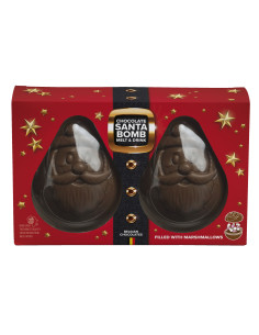 chocolate-santa-bomb,milk-chocolate,mini-marshmallows,hot-chocolate,christmas-sweets,christmas-gift