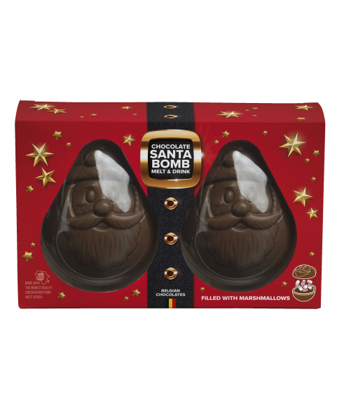 chocolate-santa-bomb,milk-chocolate,mini-marshmallows,hot-chocolate,christmas-sweets,christmas-gift