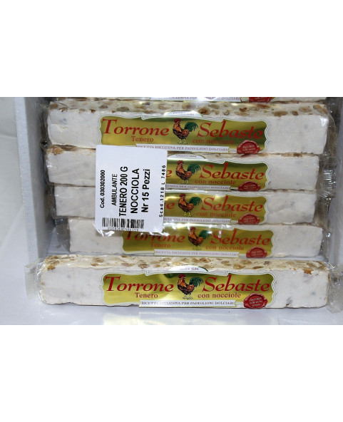 TENERO NOCCIOLA 200 GR PZ 1 Sebaste, Wholesale sweets and sweets www.ilcaramellaio2.com.