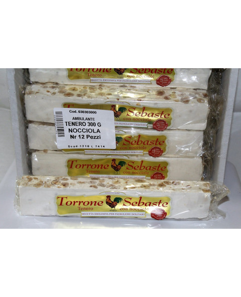 TENERO NOCCIOLA GR 300 PZ 1 Sebaste, Wholesale sweets and sweets www.ilcaramellaio2.com