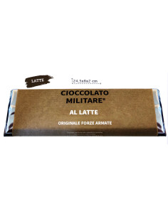 stecca-cioccolato-latte,cioccolato-militare,forre-militari,tavoletta-300g,dolce-originale,cioccolato-confezionato