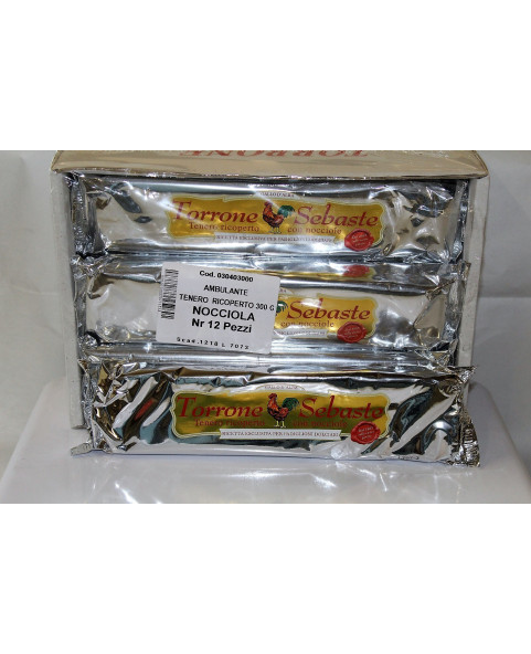 TENERO NOCCIOLA Gr.300 RICOPERTO Sebaste, Wholesale sweets and desserts www.ilcaramellaio2.com