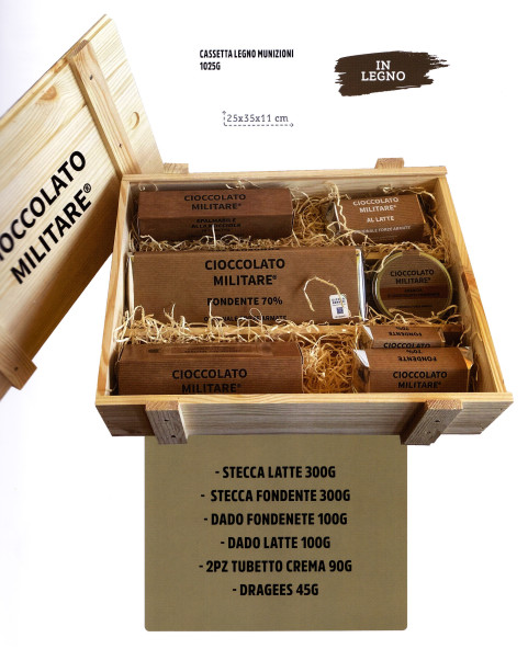 cassetta-legno-munizioni,cioccolato-assortito,cioccolato-latte,cioccolato-fondente,confezione-regalo,cioccolato-premium
