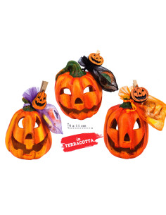 zucche-portacandela-halloween,zucche-terracotta-halloween,portacandela-halloween,caramelline-frutta,dolciumi-halloween,