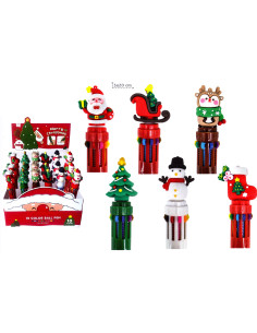 christmas-ballpoint-pens,christmas-colored-pens,10-color-pens,christmas-stationery,3x20-pens,christmas-gift-ideas