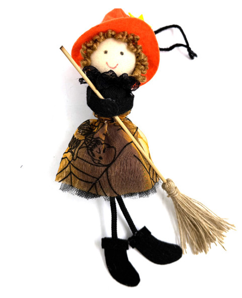 Flying Befana Mandarina – 6 Pieces – 1 Design – H 22 cm