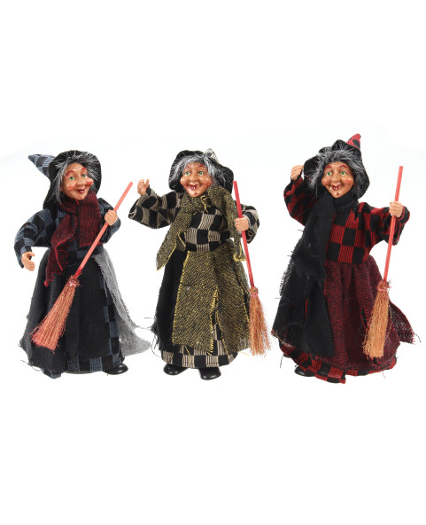 Proserpina Befana with Container – 6 Pieces – 3 Colors – H 25 cm