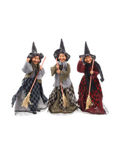 👑 40 cm Lady Befana with container, available in 3 assorted colours.