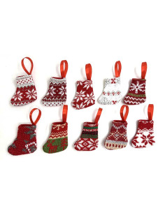 🧶 Mini Wool Befana Stocking – 12 pieces, assorted colours, H. 7 cm