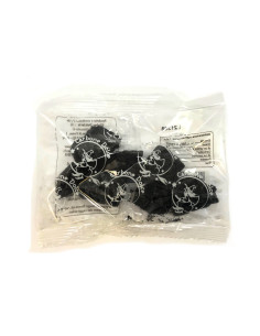 🖤 Carbone Nero di Zucchero 50 g – 35 pezzi incartati, Made in Italy 🇮🇹