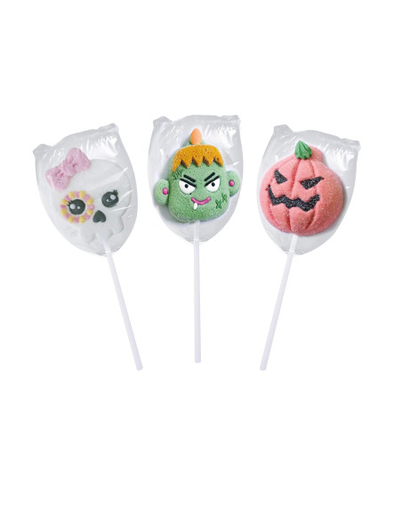 🍭 Lecca Mallow Magic Rainbow Halloween | 35g - 24 Pz - 18 cm