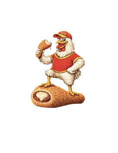 🍫 MR CHICKO 50 g – Original chicken leg shaped chocolate snack with creamy filling.