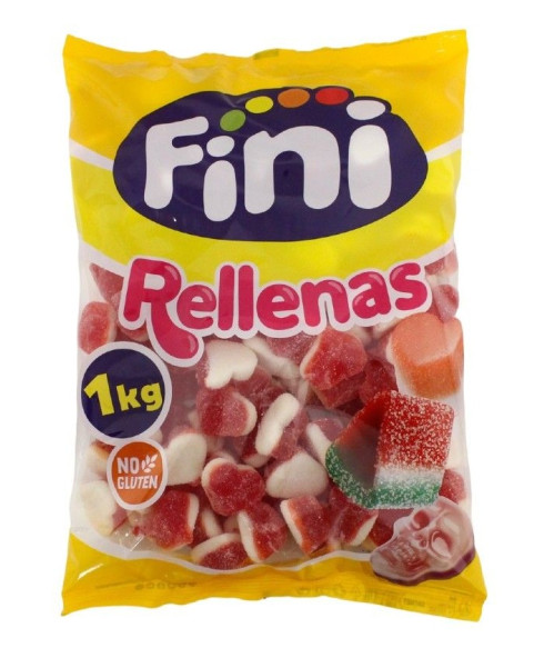 💗 Cuori gommosi alla pesca con ripieno morbido e gusto frizzante.