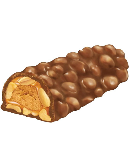 REESE'S NUTRAGEOUS 18 x 47 g – Chocolate bars with peanuts, peanut butter and caramel.