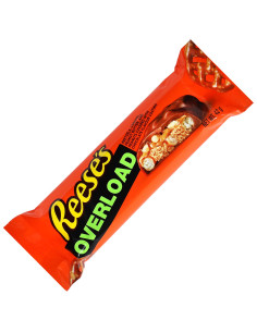 🥜 Reese's Overload 42 g – Chocolate snack with creamy peanut butter filling. 2