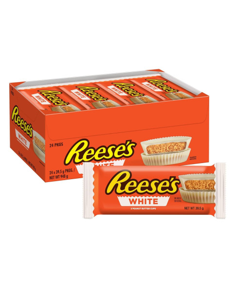 REESE'S White Peanut Butter Cups – Coppette di cioccolato bianco con cremoso ripieno