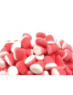 Vidal strawberry and cream gummy cones with a soft texture and delicious fruity-creamy flavour.