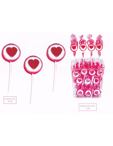 CIL Nr 125 MINI LOLLIPOP ROCKS HEART 8 g