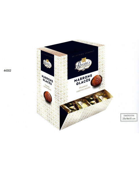 marroni-raviolo,italian-sweets,rossinis-display,wrapped-confectionery,20g-sweets,premium-confectionery