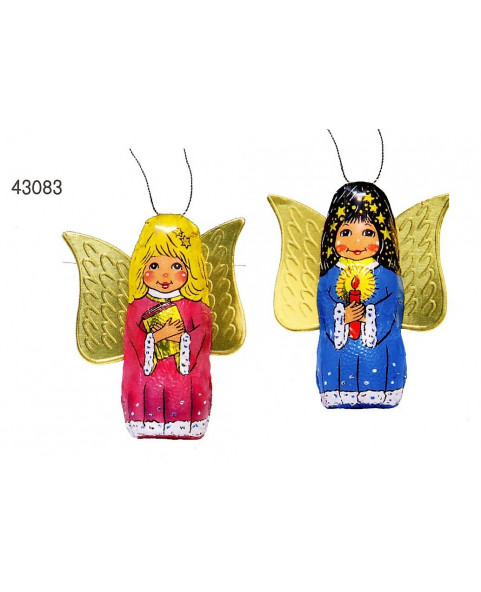 ESP. N° 80 ANGELI ALI 10 g,angels,christmas,chocolate,milk,wings,foil