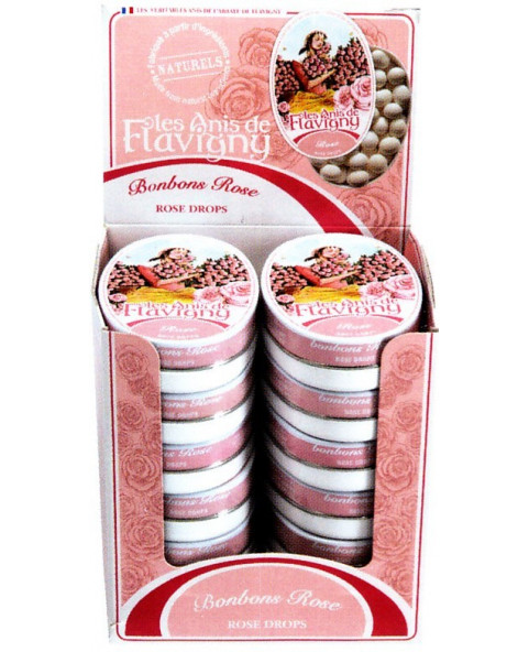 ROSSINI S-lattine-anis-de-flavigny-rosa, grani-anice-rosa, caramelle-floreali-anice, espositore-flavigny-rosa